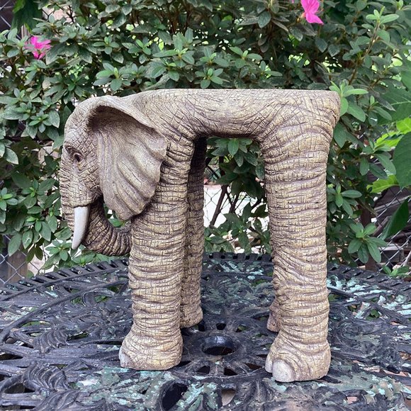 Vintage Jaimy Elephant Plant Stand - Picture 2 of 4